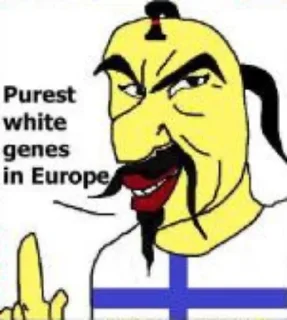 🇫🇮 emoji we are whites Telegram sticker 8 of 27