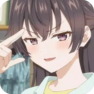 🫥 emoji Yuki & Alya Telegram sticker 4 of 33