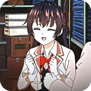 🫥 emoji Yuki & Alya Telegram sticker 5 of 33