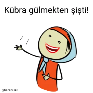 🤣 emoji Kübra @Qonshubot Telegram sticker 23 of 31