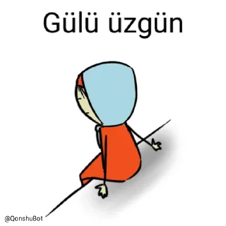 😓 emoji Gülü @Qonshubot Telegram sticker 11 of 31
