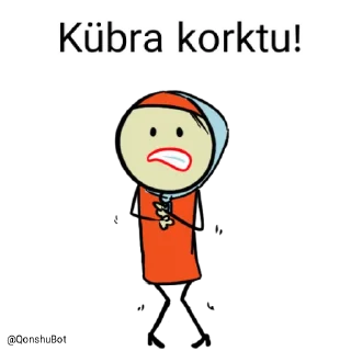 😰 emoji Kübra @Qonshubot Telegram sticker 15 of 31