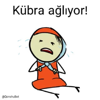 😭 emoji Kübra @Qonshubot Telegram sticker 14 of 31