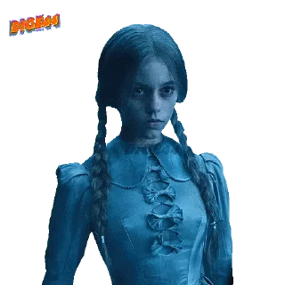 👻 emoji @STIKERFORALL 🏴󠁧󠁢󠁥󠁮󠁧󠁿WEDNESDAY Telegram sticker 24 of 70