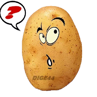 ❓ emoji @STIKERFORALL 🏴󠁧󠁢󠁥󠁮󠁧󠁿POTATOES Telegram sticker 12 of 35