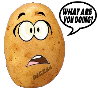 ❔ emoji @STIKERFORALL 🏴󠁧󠁢󠁥󠁮󠁧󠁿POTATOES Telegram sticker 24 of 35