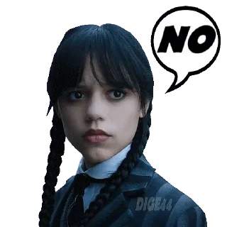 👎 emoji @STIKERFORALL 🏴󠁧󠁢󠁥󠁮󠁧󠁿WEDNESDAY Telegram sticker 20 of 70