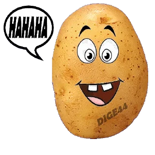 🤣 emoji @STIKERFORALL 🏴󠁧󠁢󠁥󠁮󠁧󠁿POTATOES Telegram sticker 17 of 35