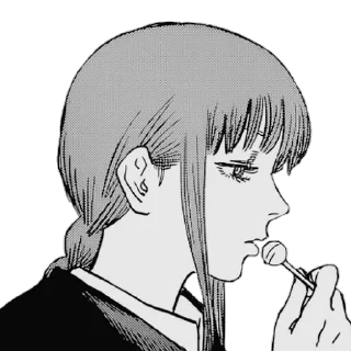 😏 emoji Makima [@galeries25] Telegram sticker 8 of 20