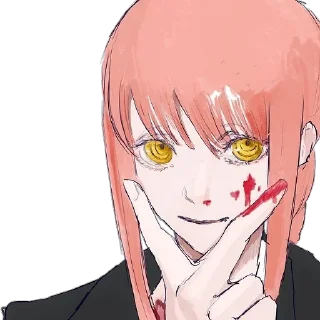 ✌️ emoji Makima [@galeries25] Telegram sticker 15 of 20