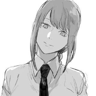 😞 emoji Makima [@galeries25] Telegram sticker 16 of 20