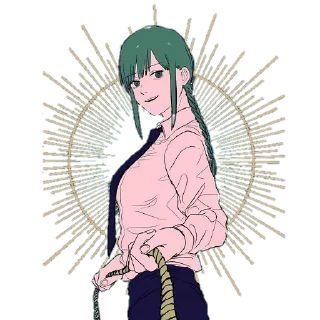 🌝 emoji Makima [@galeries25] Telegram sticker 12 of 20
