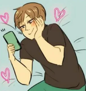 😍 emoji empty-typing syndrome Telegram sticker 14 of 96