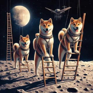 🌟 emoji Shiba climb Telegram sticker 21 of 26