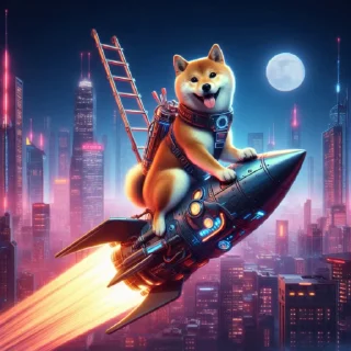 🌟 emoji Shiba climb Telegram sticker 15 of 26