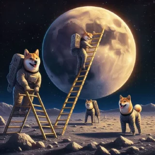 🪜 emoji Shiba climb Telegram sticker 18 of 26