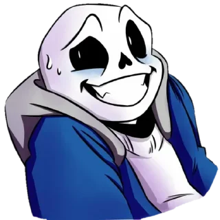 😅 emoji Papyrus Telegram sticker 14 of 38