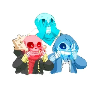 😳 emoji Papyrus Telegram sticker 10 of 38