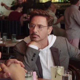 🍾 emoji Robert Downey Jr @cutemonsta Telegram sticker 5 of 60