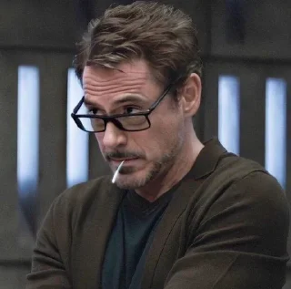 🍾 emoji Robert Downey Jr @cutemonsta Telegram sticker 23 of 60
