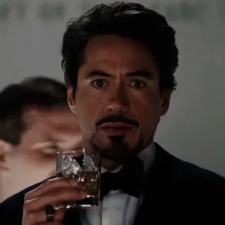 🍾 emoji Robert Downey Jr @cutemonsta Telegram sticker 24 of 60