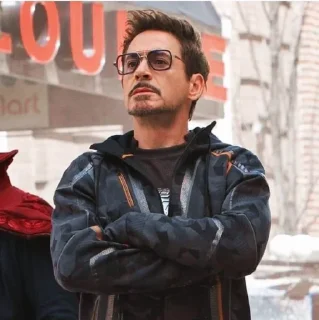 🍾 emoji Robert Downey Jr @cutemonsta Telegram sticker 12 of 60