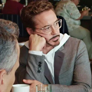 🍾 emoji Robert Downey Jr @cutemonsta Telegram sticker 15 of 60