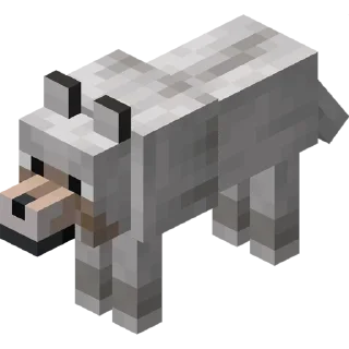 🐺 emoji Minecraft Telegram sticker 23 of 93