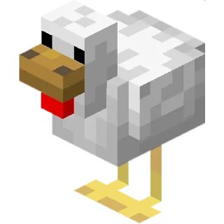 🐓 emoji Minecraft Telegram sticker 7 of 93