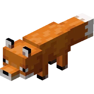 🦊 emoji Minecraft Telegram sticker 6 of 93