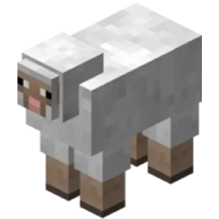 🐑 emoji Minecraft Telegram sticker 13 of 93
