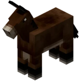 🐎 emoji Minecraft Telegram sticker 11 of 93