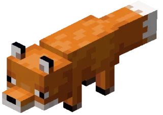 🦊 emoji Minecraft Mobs Telegram sticker 20 of 77