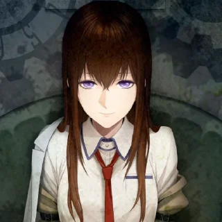 Sticker from makise kurisu @Y_P_changer