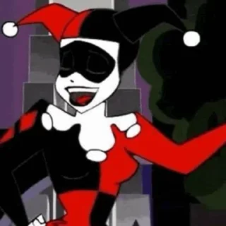 🍭 emoji Harley Quinn  | @CherrySticker Telegram sticker 16 of 104