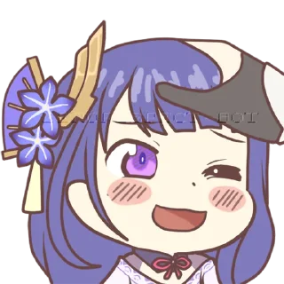 🥰 emoji Inazuma Girls by @AlezconlaZ Telegram sticker 15 of 106