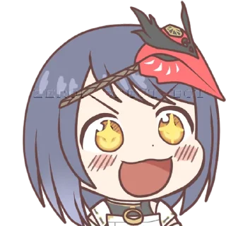 🤩 emoji Inazuma Girls by @AlezconlaZ Telegram sticker 18 of 106