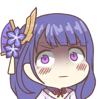 😶 emoji Inazuma Girls by @AlezconlaZ Telegram sticker 5 of 106