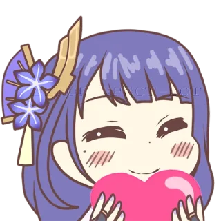 ❤️ emoji Inazuma Girls by @AlezconlaZ Telegram sticker 7 of 106