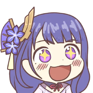 🤩 emoji Inazuma Girls by @AlezconlaZ Telegram sticker 4 of 106