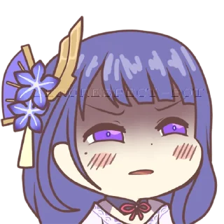 😡 emoji Inazuma Girls by @AlezconlaZ Telegram sticker 3 of 106