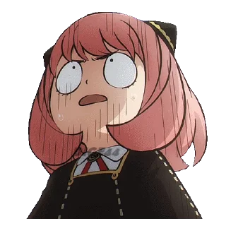 😖 emoji @STIKERFORALL 🏴󠁧󠁢󠁥󠁮󠁧󠁿ANYA FORGER Telegram sticker 19 of 35