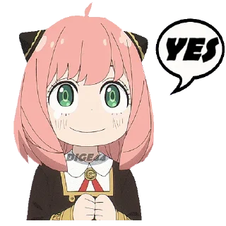 👍 emoji @STIKERFORALL 🏴󠁧󠁢󠁥󠁮󠁧󠁿ANYA FORGER Telegram sticker 12 of 35