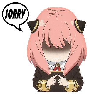 😰 emoji @STIKERFORALL 🏴󠁧󠁢󠁥󠁮󠁧󠁿ANYA FORGER Telegram sticker 15 of 35