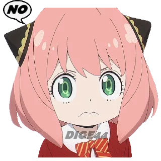 👎 emoji @STIKERFORALL 🏴󠁧󠁢󠁥󠁮󠁧󠁿ANYA FORGER Telegram sticker 7 of 35