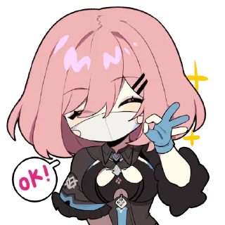 Sticker from HI3 adventures