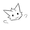 Sticker from doodle fox