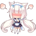 😳 emoji NEKOPARA Telegram sticker 19 of 40