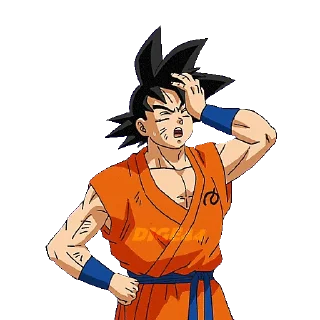 🤦 emoji @STIKERFORALL 🇬🇧🏴󠁧󠁢󠁥󠁮󠁧󠁿GOKU Telegram sticker 18 of 50