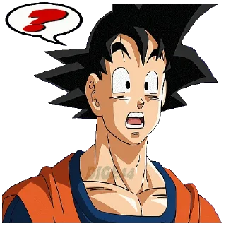 ❓ emoji @STIKERFORALL 🇬🇧🏴󠁧󠁢󠁥󠁮󠁧󠁿GOKU Telegram sticker 21 of 50